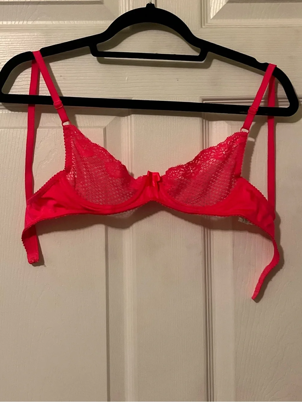 Timpa Hot Pink Lace Underwire Bra
